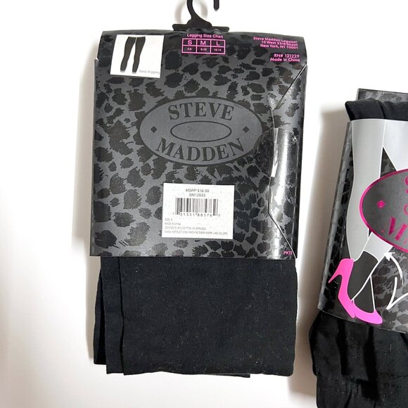 Steve Madden Black Leggings (2 pairs) - Picture 3 of 7